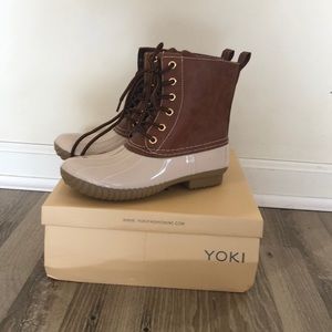 Brand new duck boots
